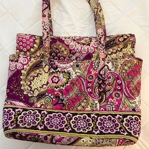 Vera Bradley Vibrant Paisley Tote